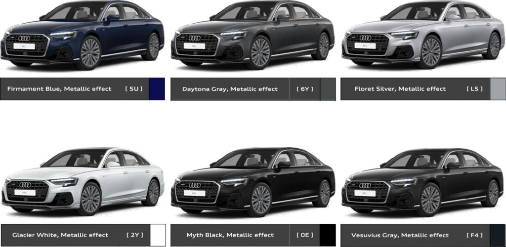 A8 L 50 TDI qu. Premium / A8 L 55 TFSI qu. Premium